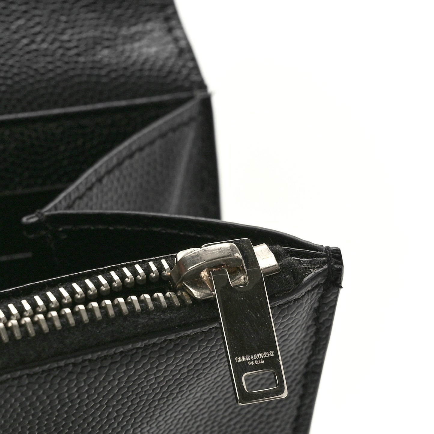 Grain De Poudre Studded Classic Marquage Flap Wallet Black