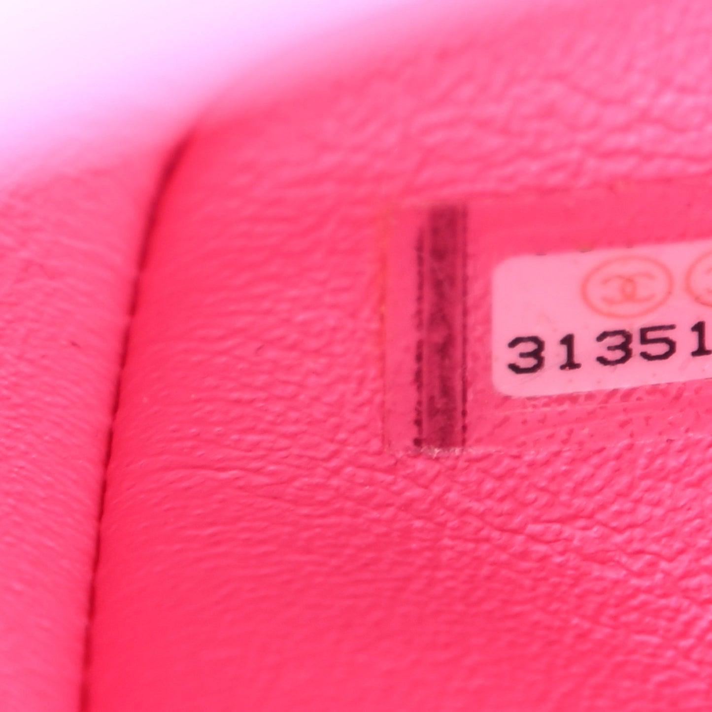 Lambskin Quilted Mini Rectangular Flap Neon Pink