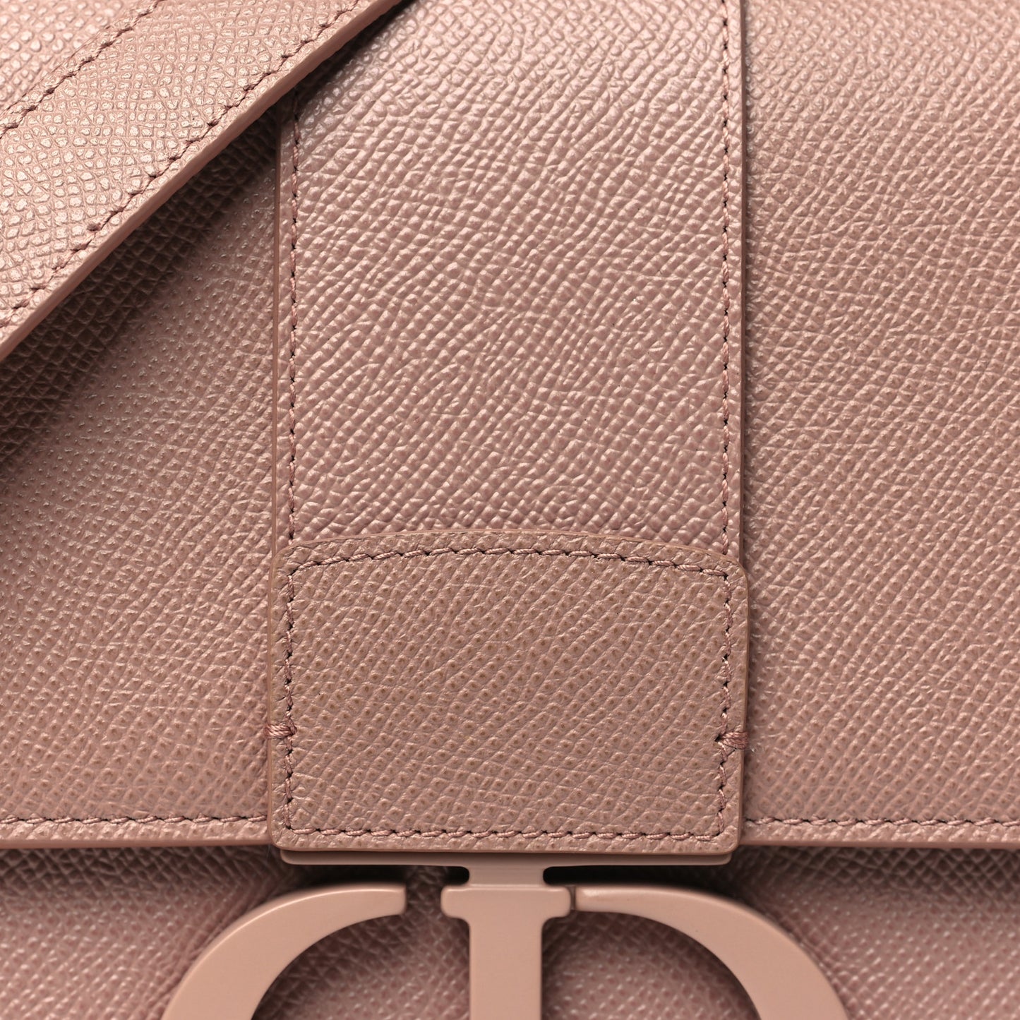 Ultra Matte Grained Calfskin 30 Montaigne Flap Bag Fard