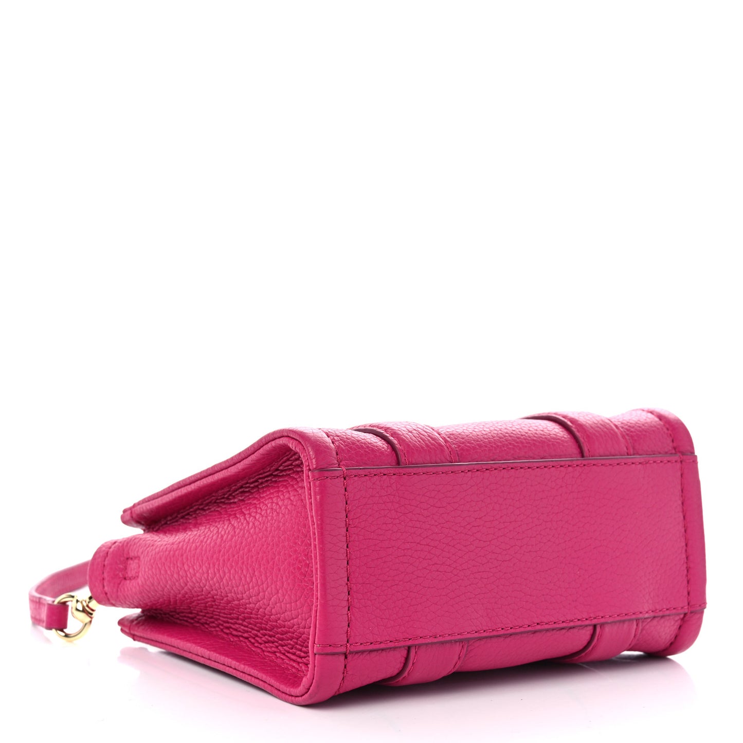 Grained Calfskin Mini The Tote Bag Lipstick Pink