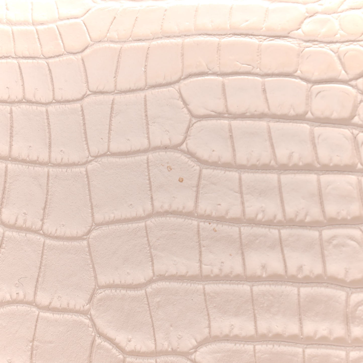 Calfskin Crocodile Embossed Medium Bellechasse Satchel Powder Pink