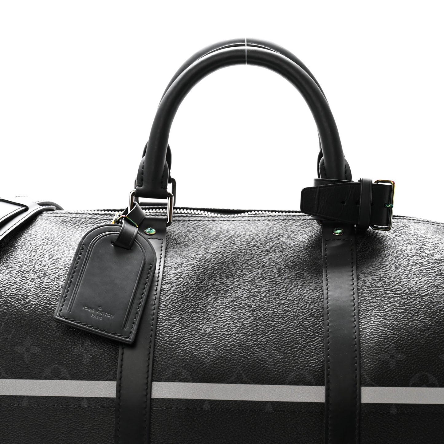 X FUJIWARA Monogram Eclipse Flash Fragment Keepall Bandouliere 55