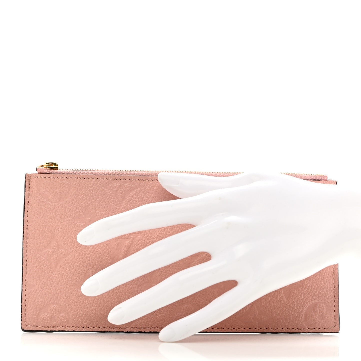 Empreinte Felicie Chain Wallet Zippered Insert Rose Poudre