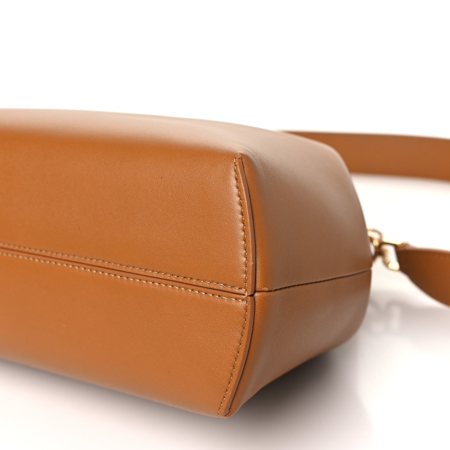 Shiny Nappa Medium Fendi First Caramello