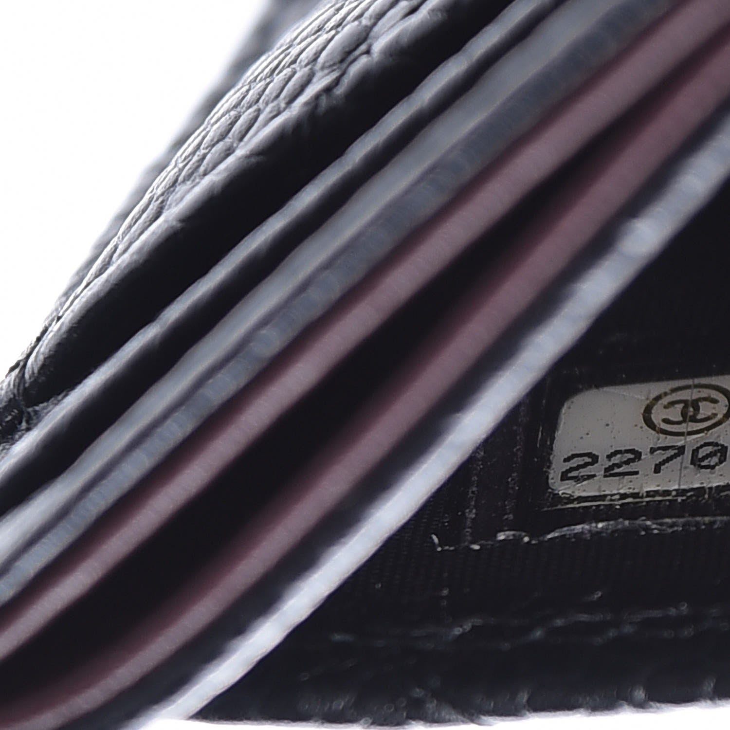 Chanel Caviar Quilted Card Holder Black 8 of 9