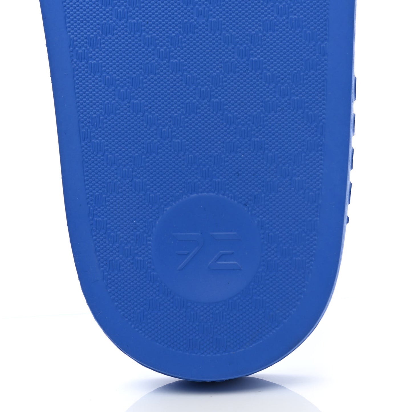 Rubber GG Monogram Mens Slide Sandals 8 Bright Splash