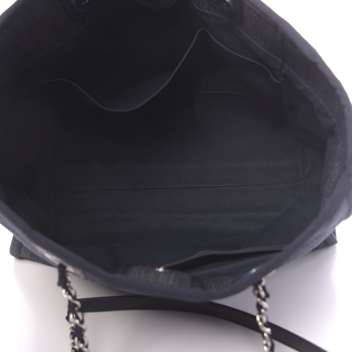 Denim Small Deauville Tote Blue Orange