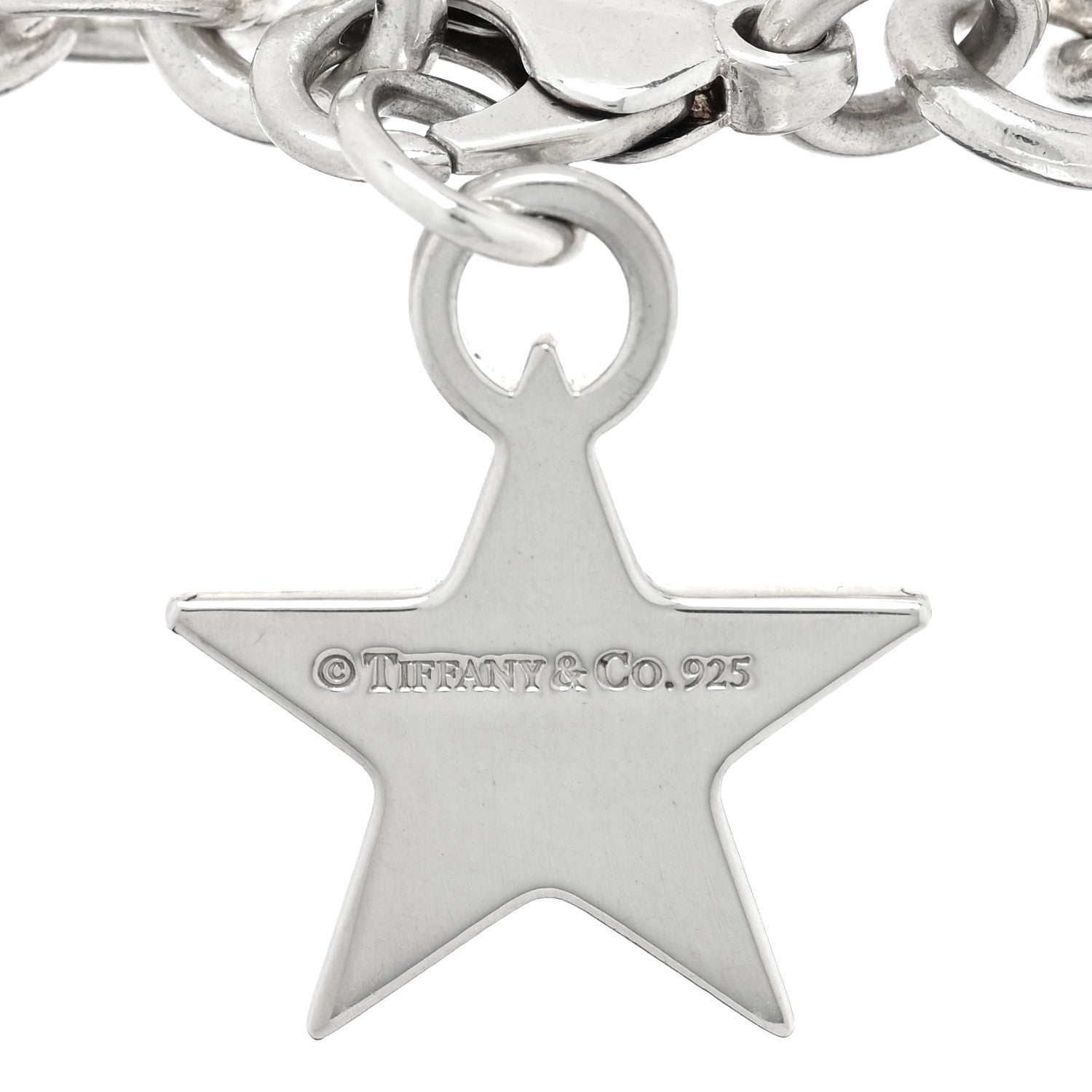 Tiffany Sterling Silver Star Charm Bracelet 3 of 3