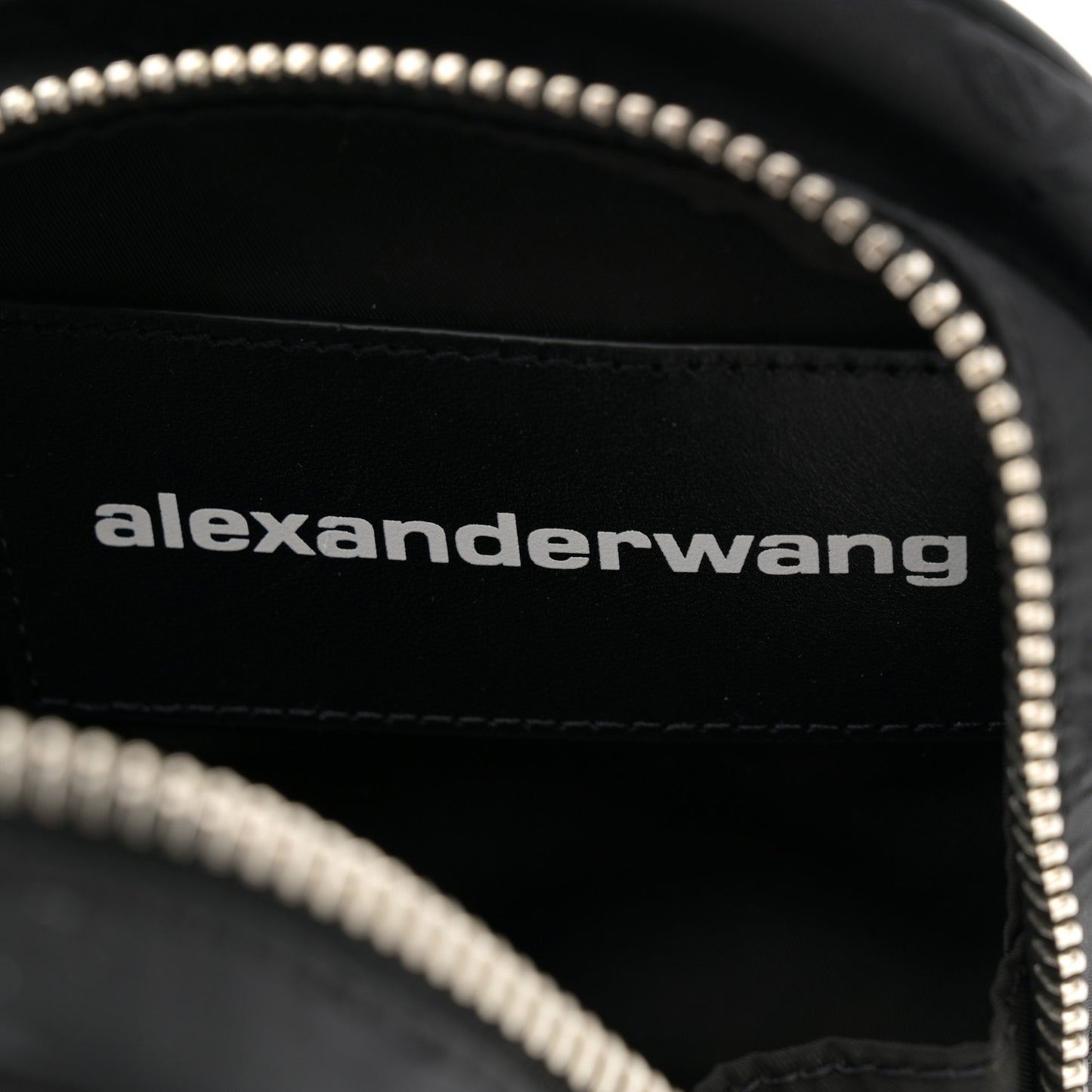 Nylon Logo Mini Attica Backpack Crossbody Black