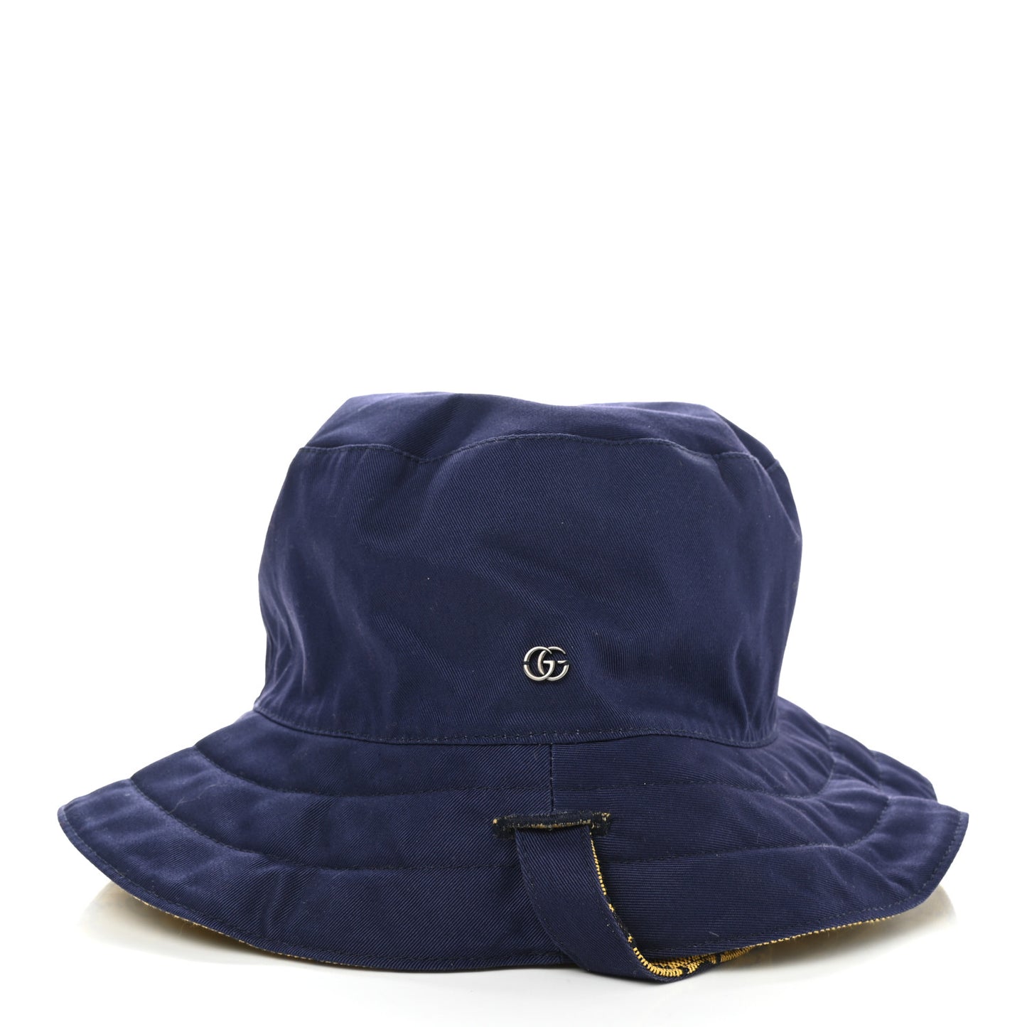 Monogram Multicolor Reversible Self-Tie Bucket Hat XL Yellow Blue