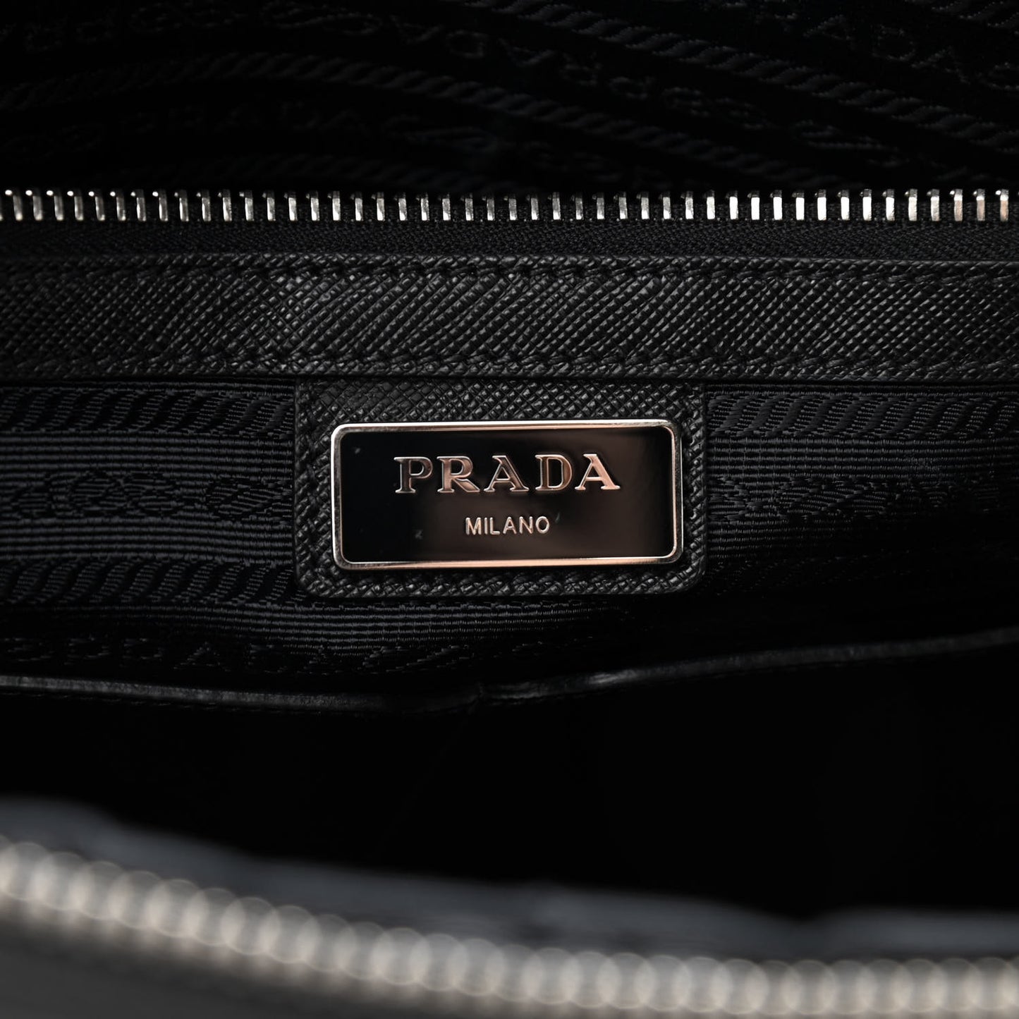 Saffiano Travel Briefcase Black