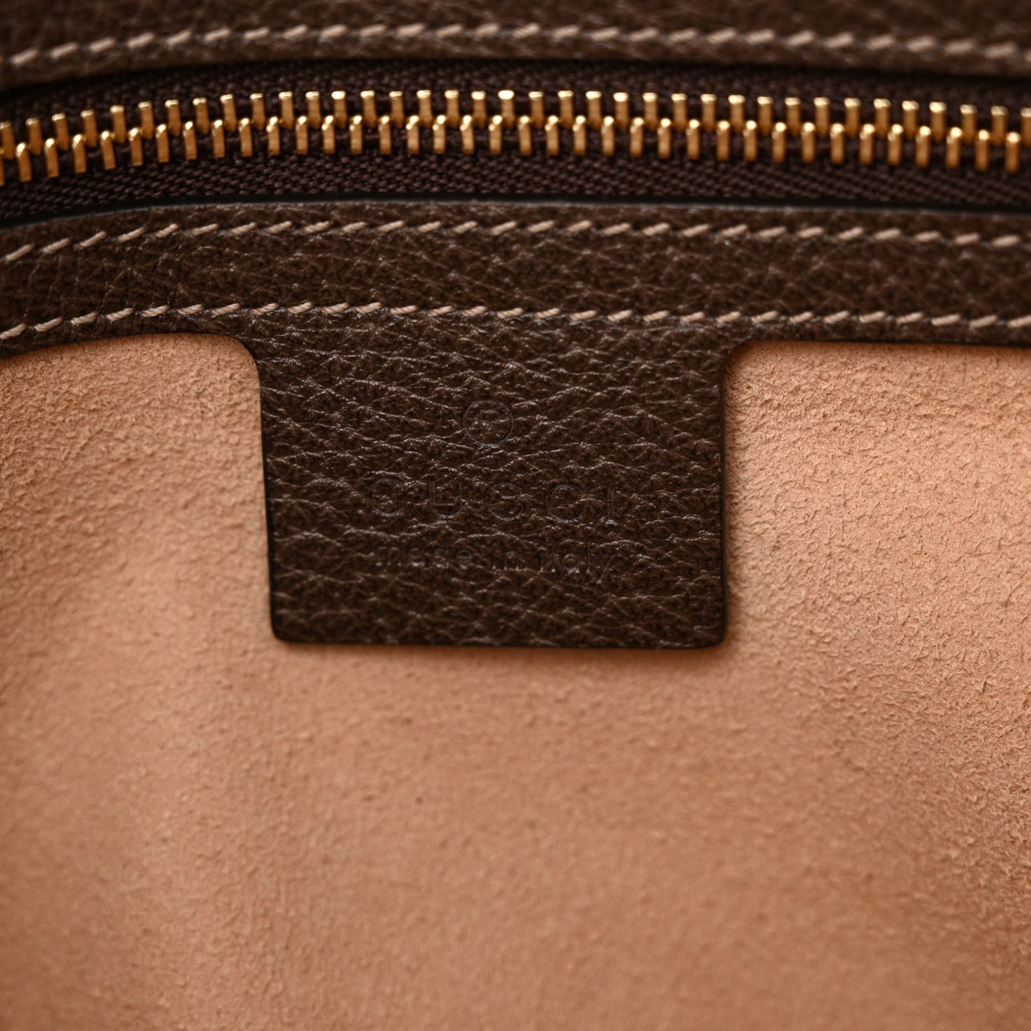GG Supreme Monogram Web Small Ophidia Shoulder Bag Brown