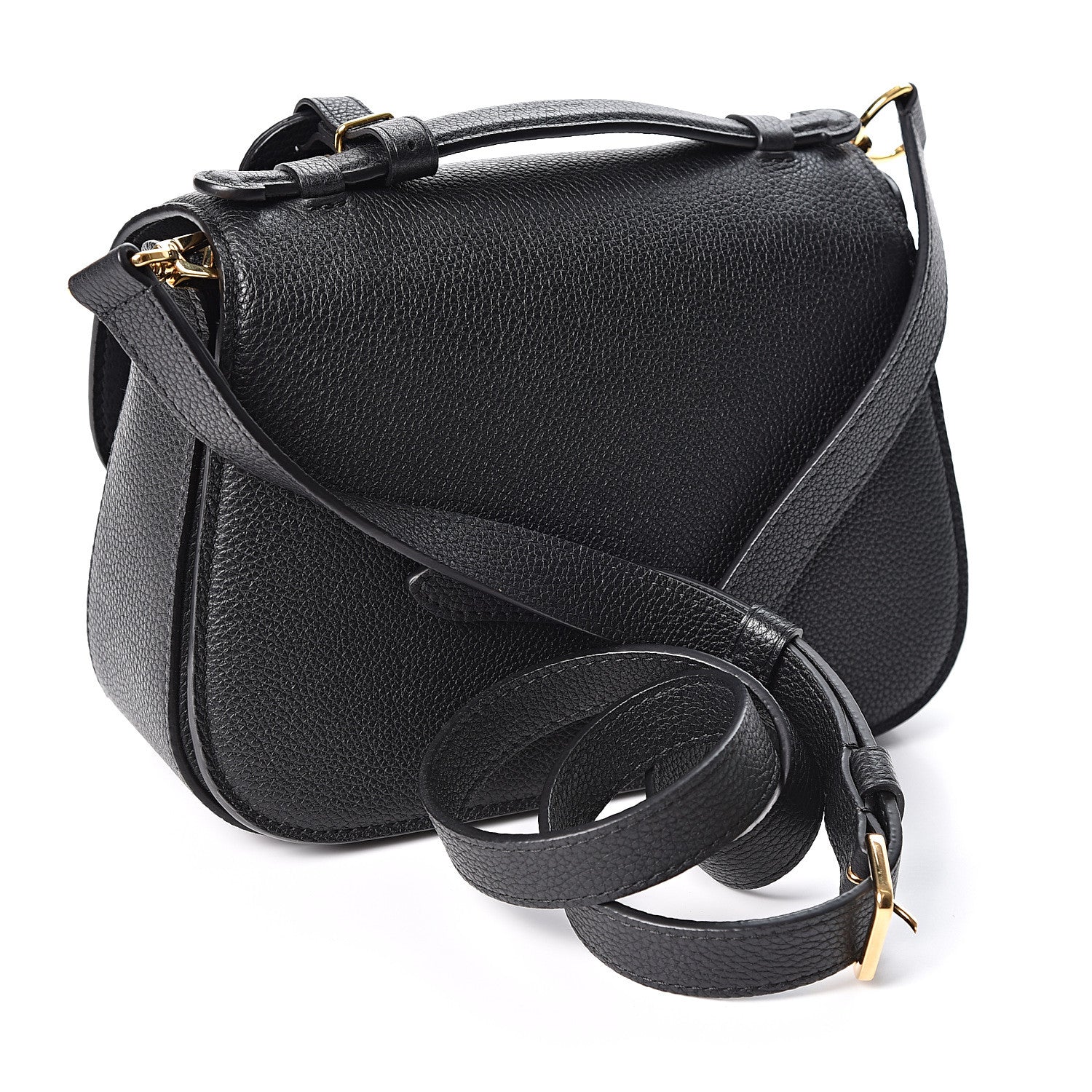 Louis Vuitton Grained Calfskin Vivienne NM Black 2 of 8