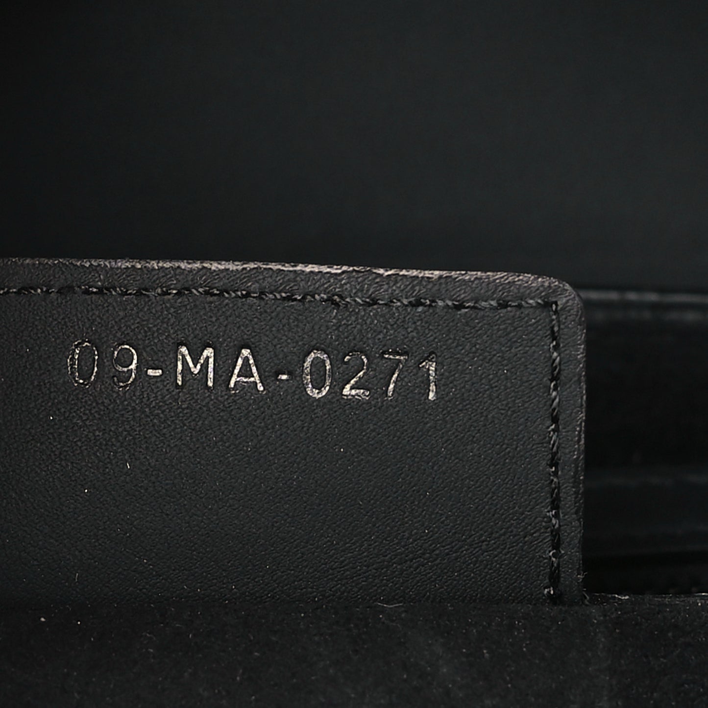 Ultra Matte Calfskin Saddle Bag Black
