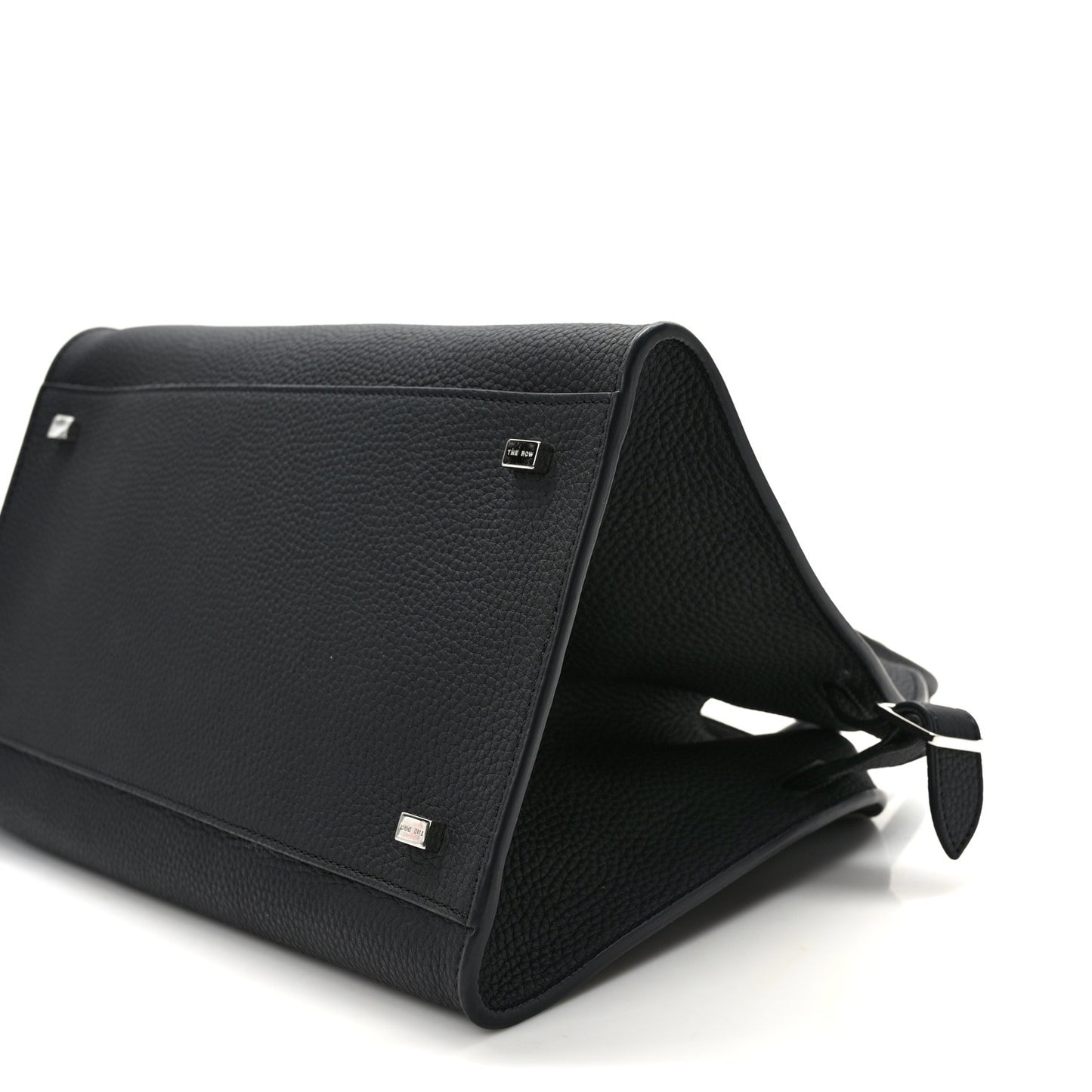 Matte Grained Calfskin Soft Margaux 12 Black