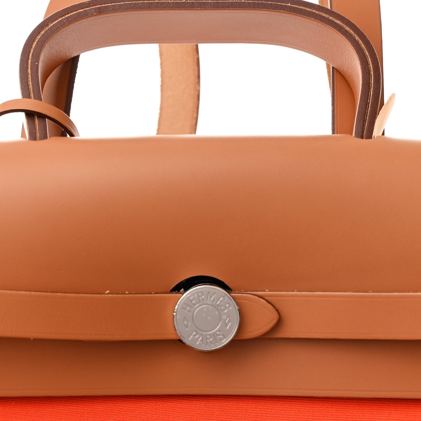 Military Toile Vache Hunter Herbag a Dos Zip Retourne Backpack Orange Mecano Fauve