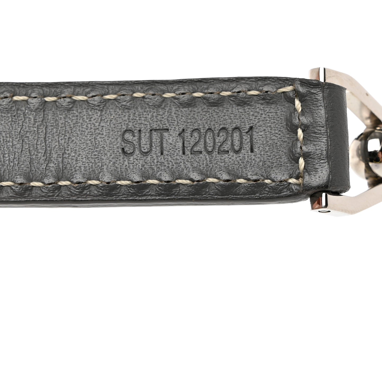 Calfskin Adjustable Shoulder Strap Grey