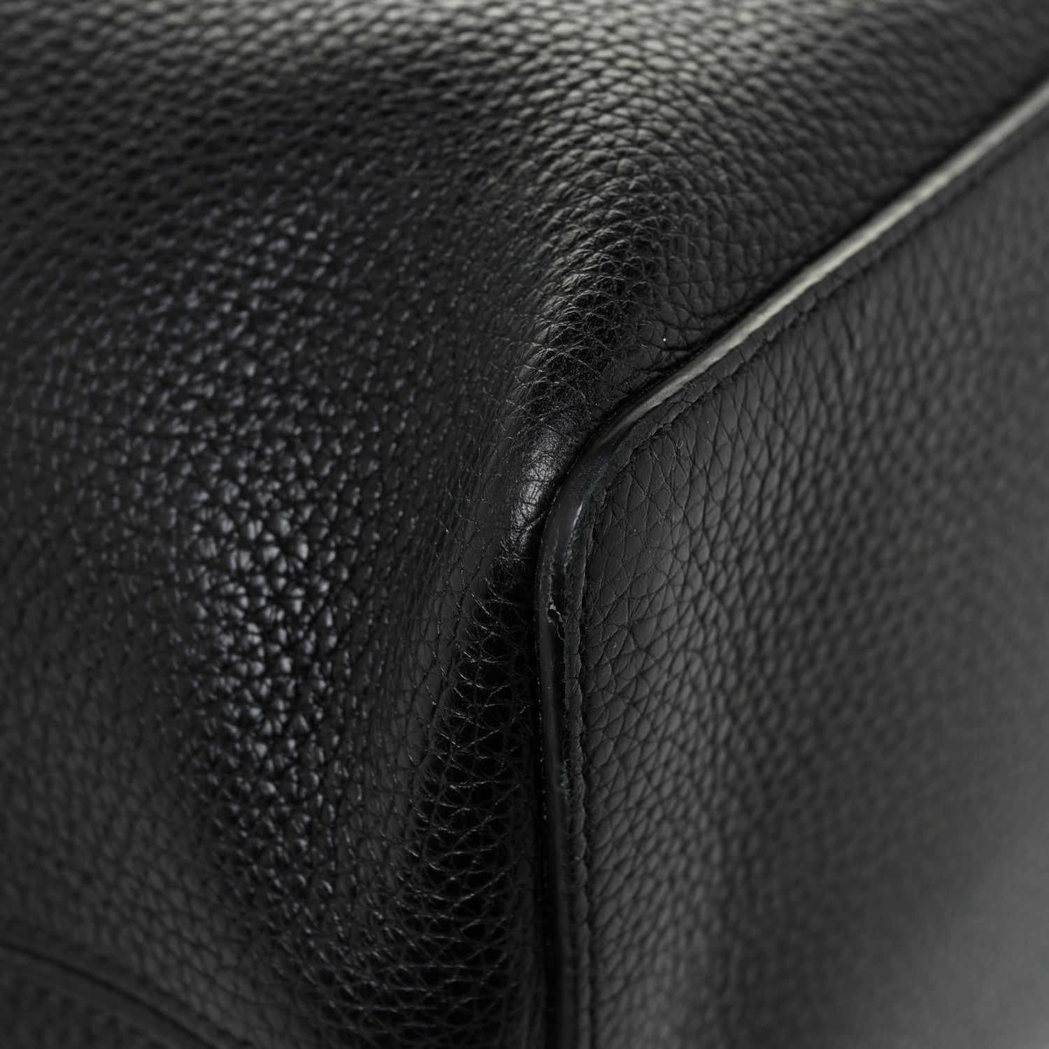 Gucci Pebbled Calfskin Large Soho Hobo Black 11 of 13