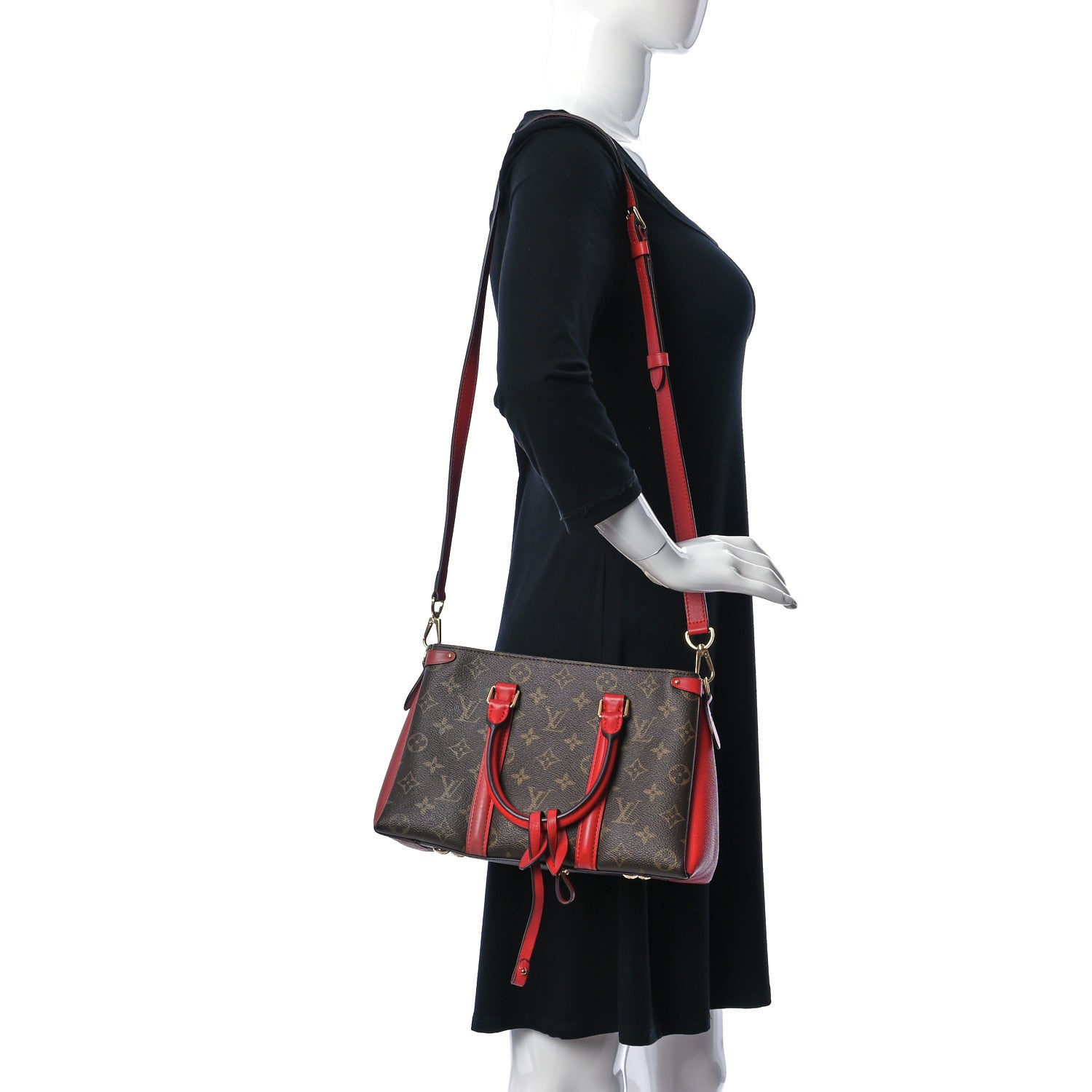 Louis Vuitton Monogram Soufflot BB Cherry 2 of 11