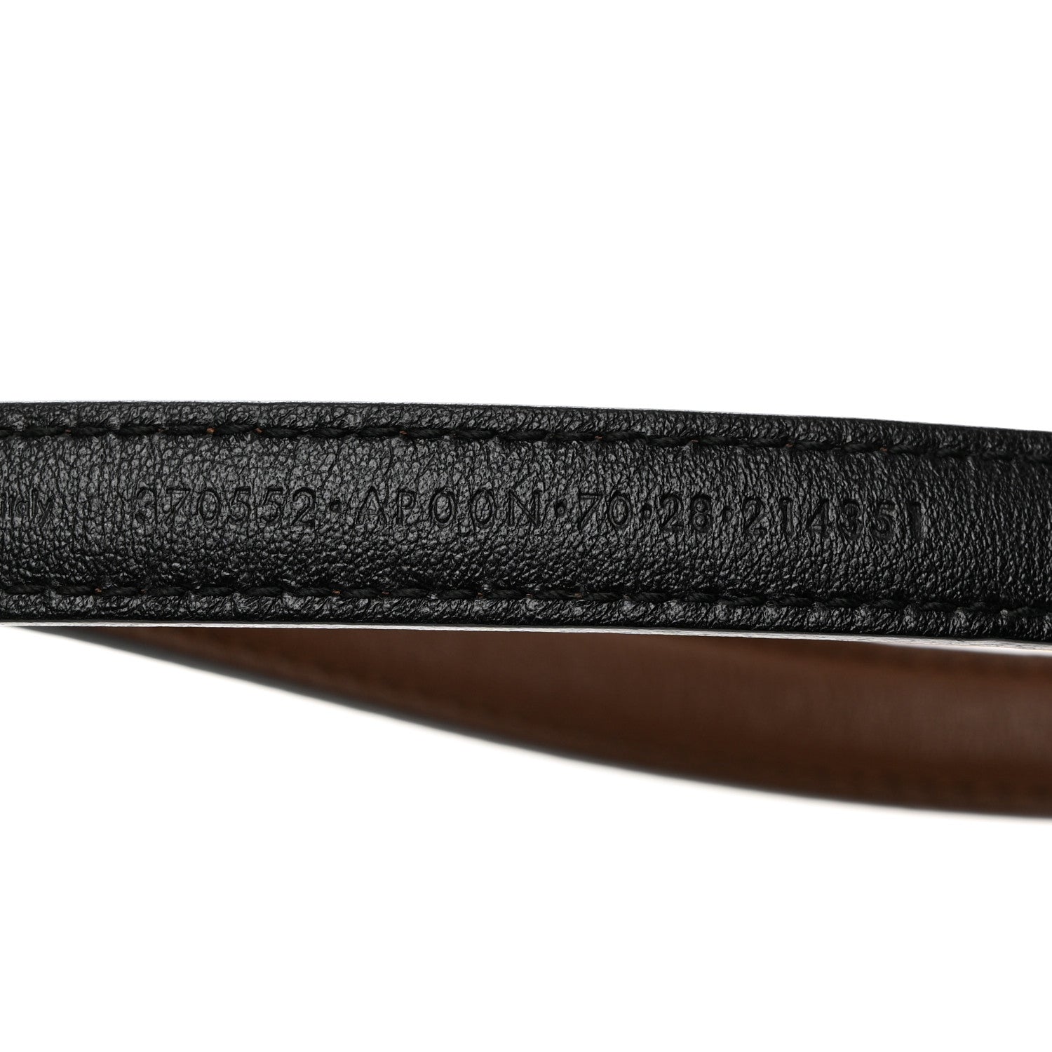 Gucci Moon Calfskin Nickel Interlocking G 20mm Belt 70 28 Brown 6 of 7
