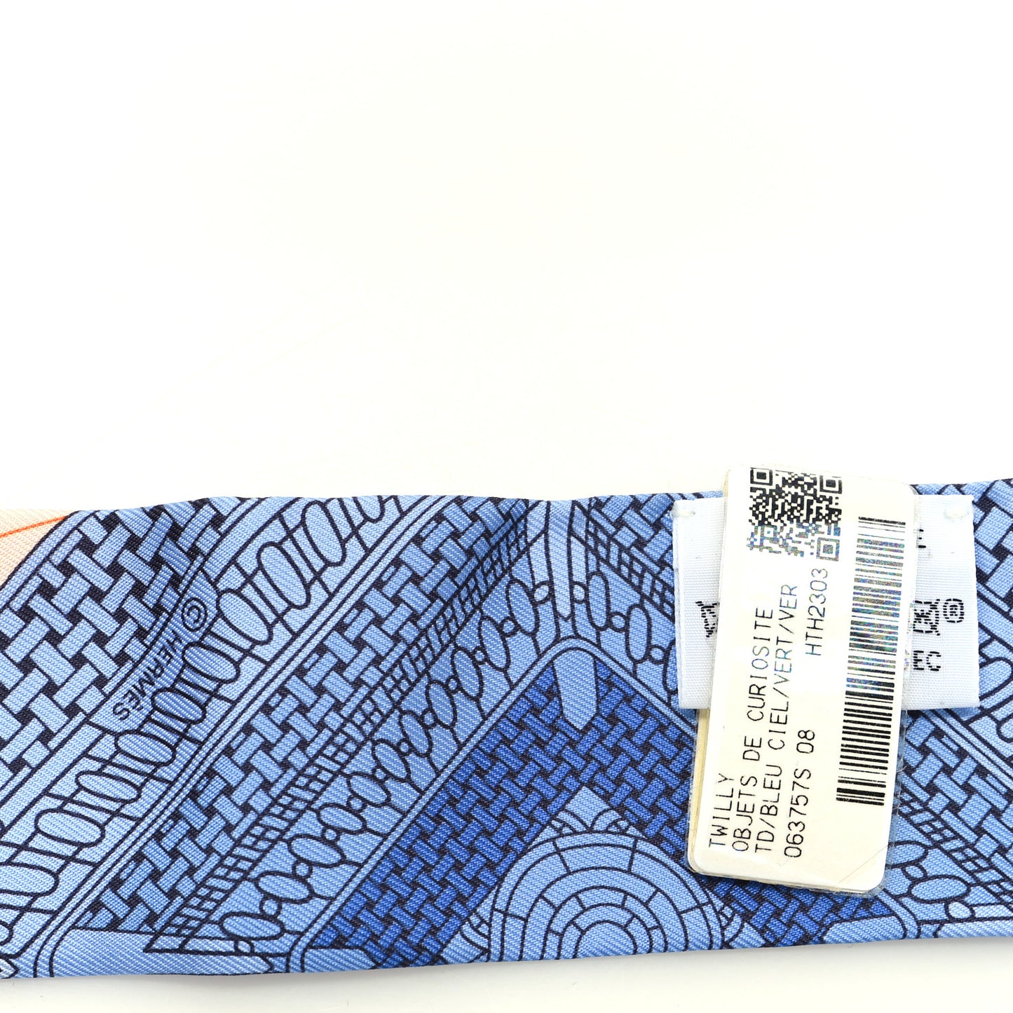 Silk Objets De Curiosite Twilly Bleu Ciel Vert Vertigo