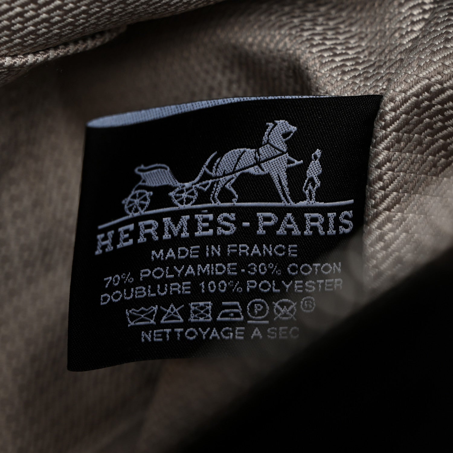 Hermes Canvas Small Bride-A-Brac Pouch Bleu Nuit 7 of 7