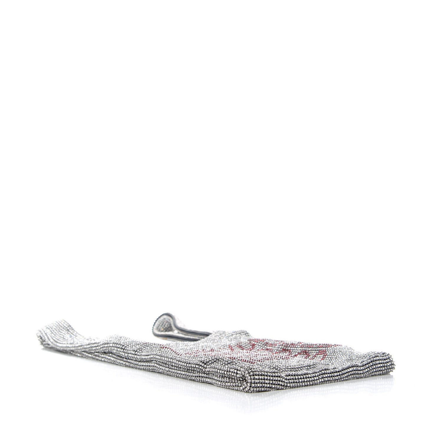 Crystal Wanglock Mini Shopper Silver