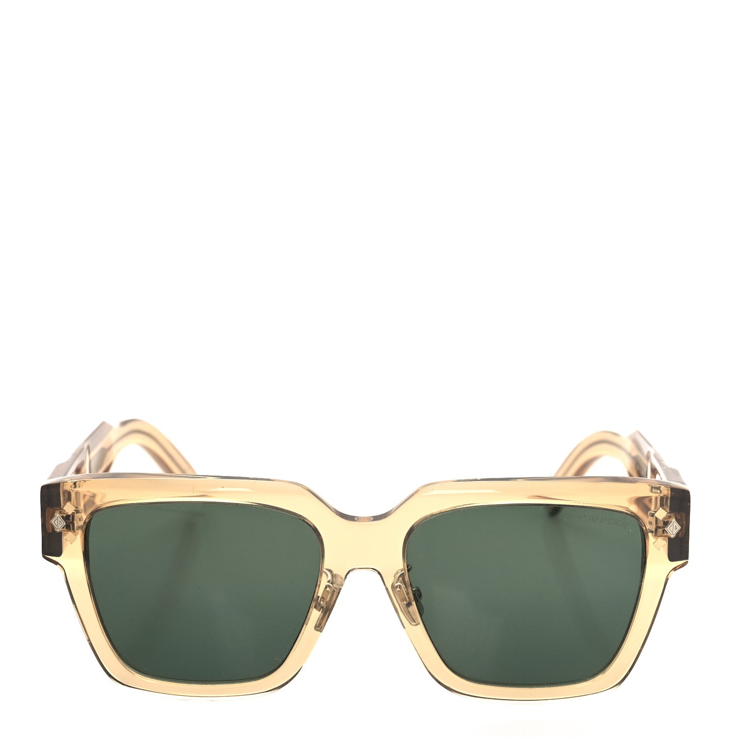 Acetate Diorsignature S10F Square Sunglasses Transparent