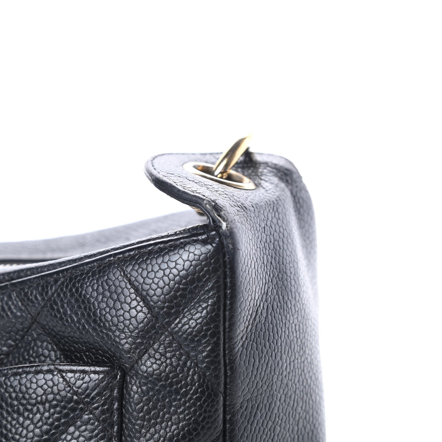 Caviar Quilted Timeless CC Shoulder Bag Black