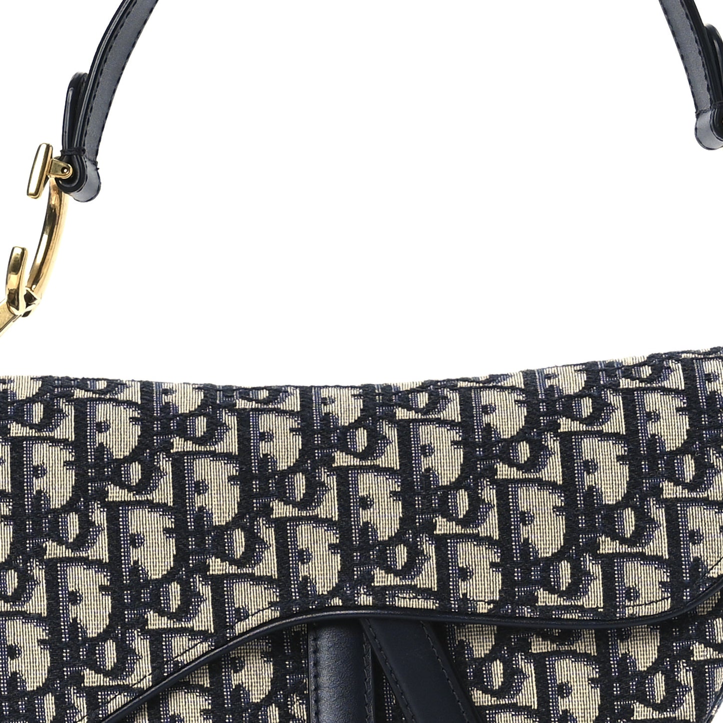 Oblique Saddle Bag Blue