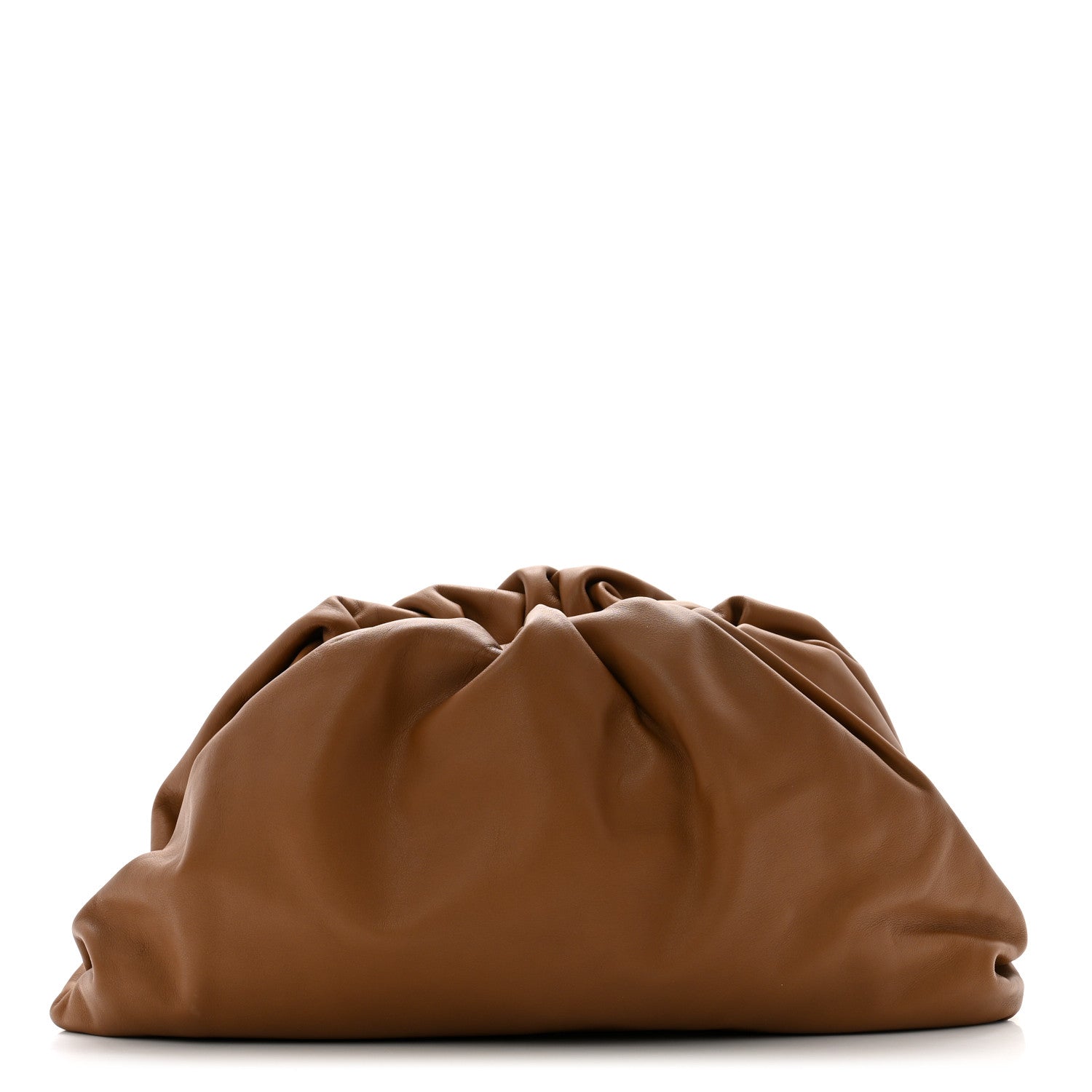 Bottega Veneta Smooth Butter Calf The Pouch Oversized Cammello 1 of 9