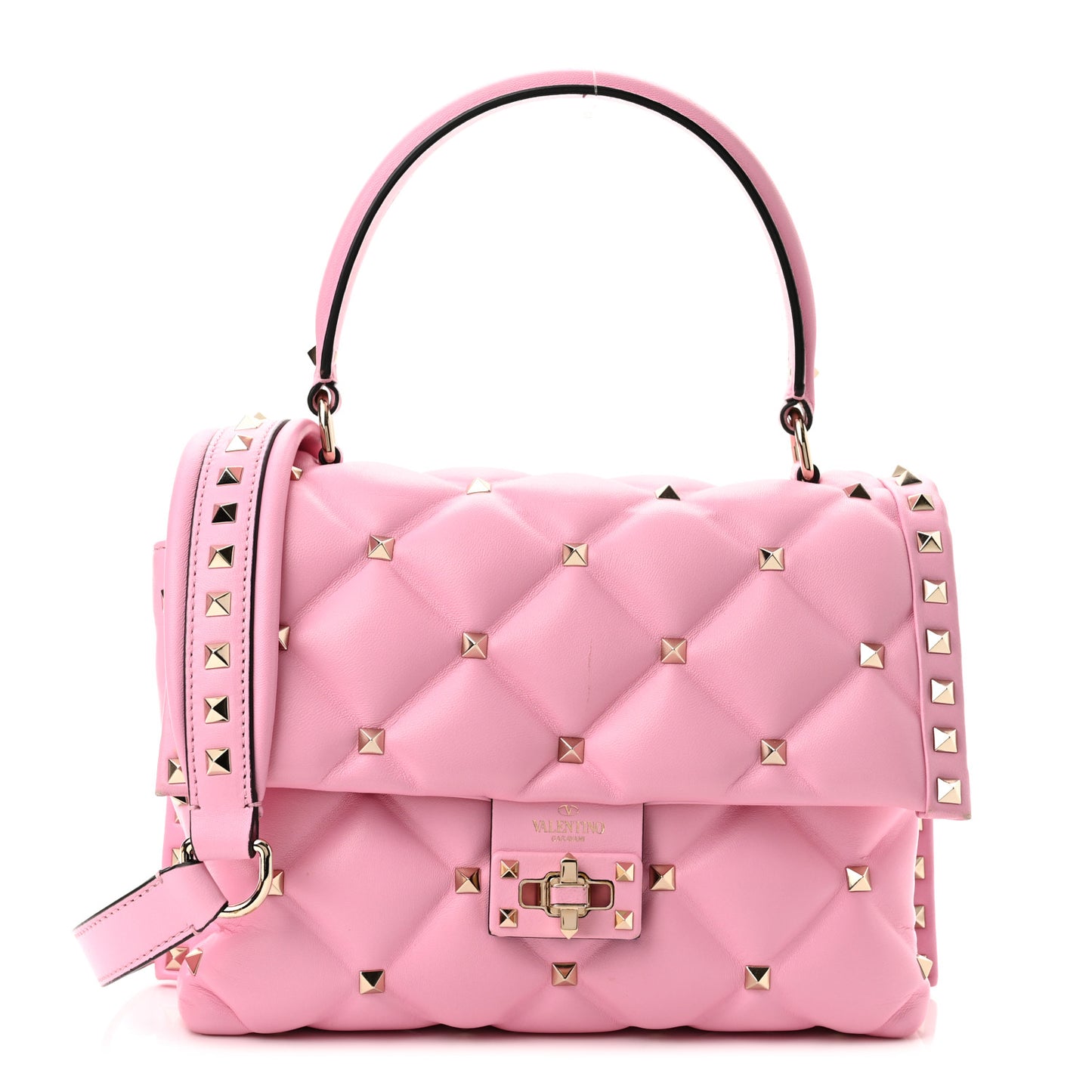 Nappa Medium Candystud Top Handle Bag Absolute