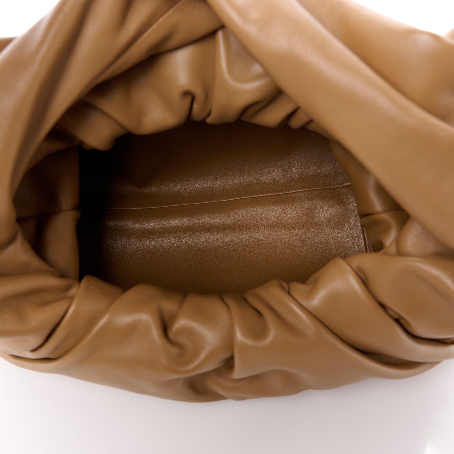 Smooth Butter Calfskin Small The Shoulder Pouch Cammello