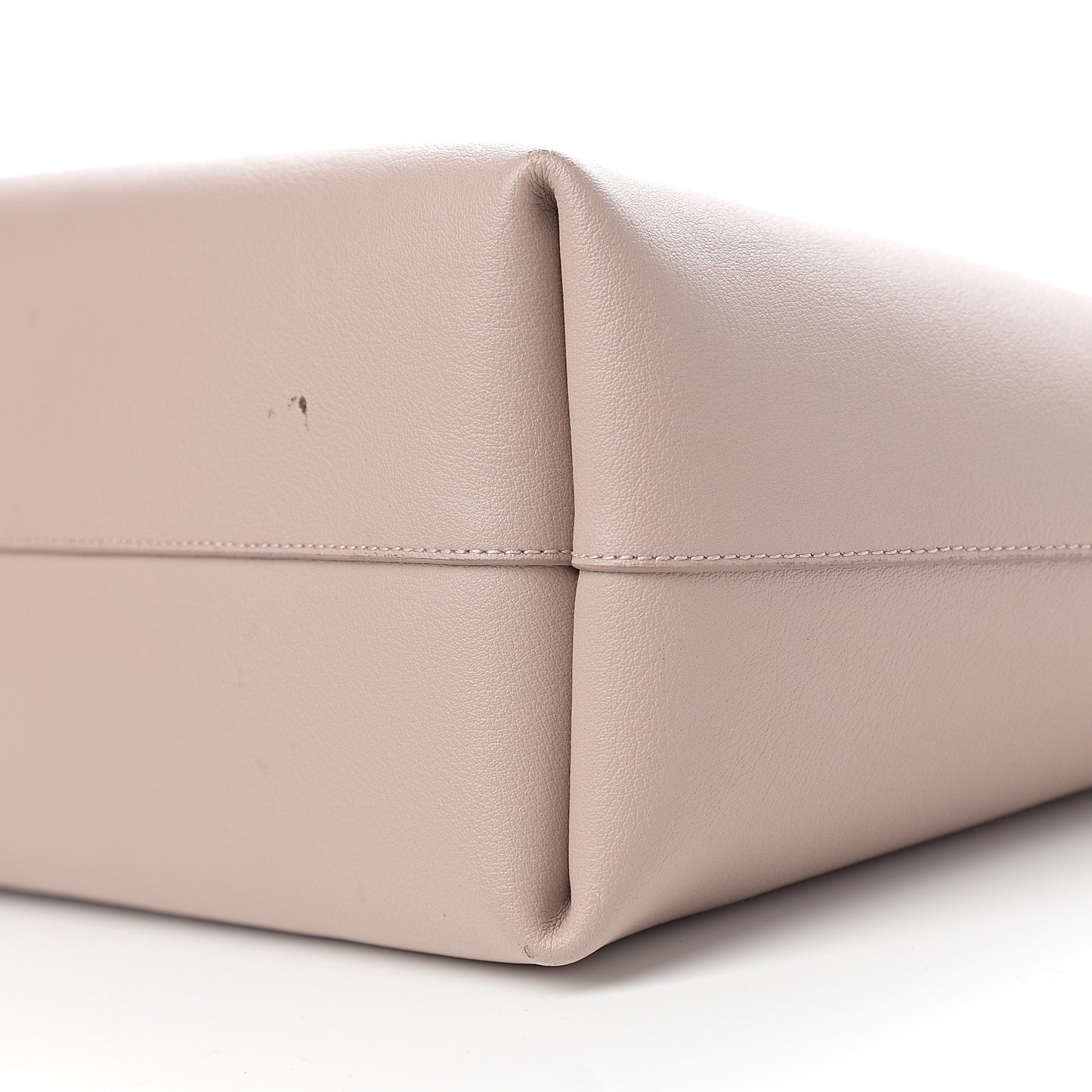 Calfskin Large Shopping Tote Rose Antic