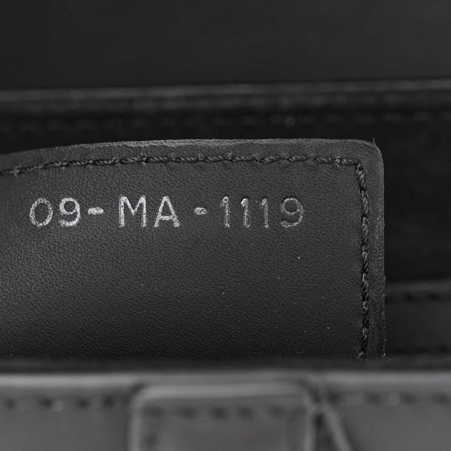 Ultra Matte Calfskin Saddle Bag Black