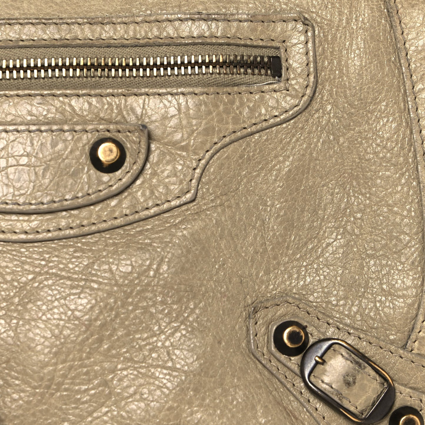 Agneau Classic Hardware Neo Folk Messenger Beige Latte