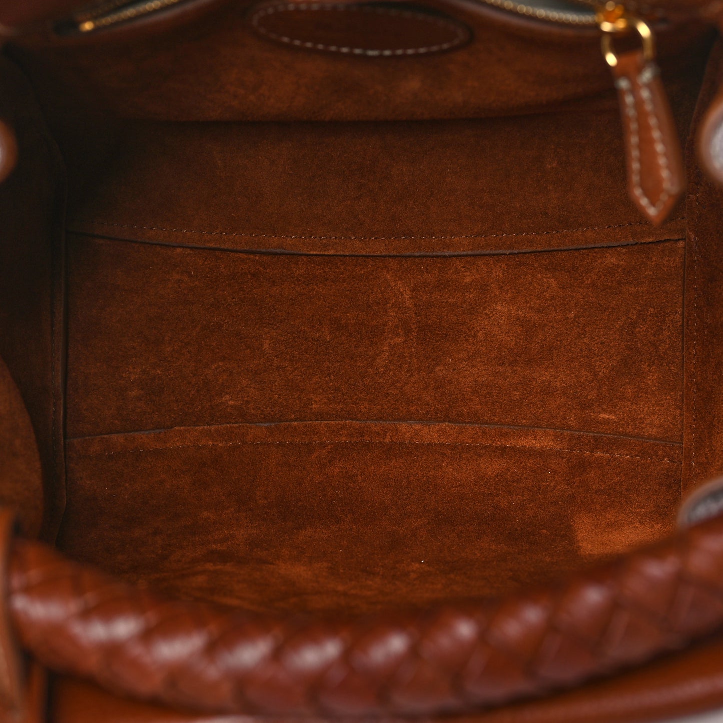 Heavy Grain Small Iris Tote Oak