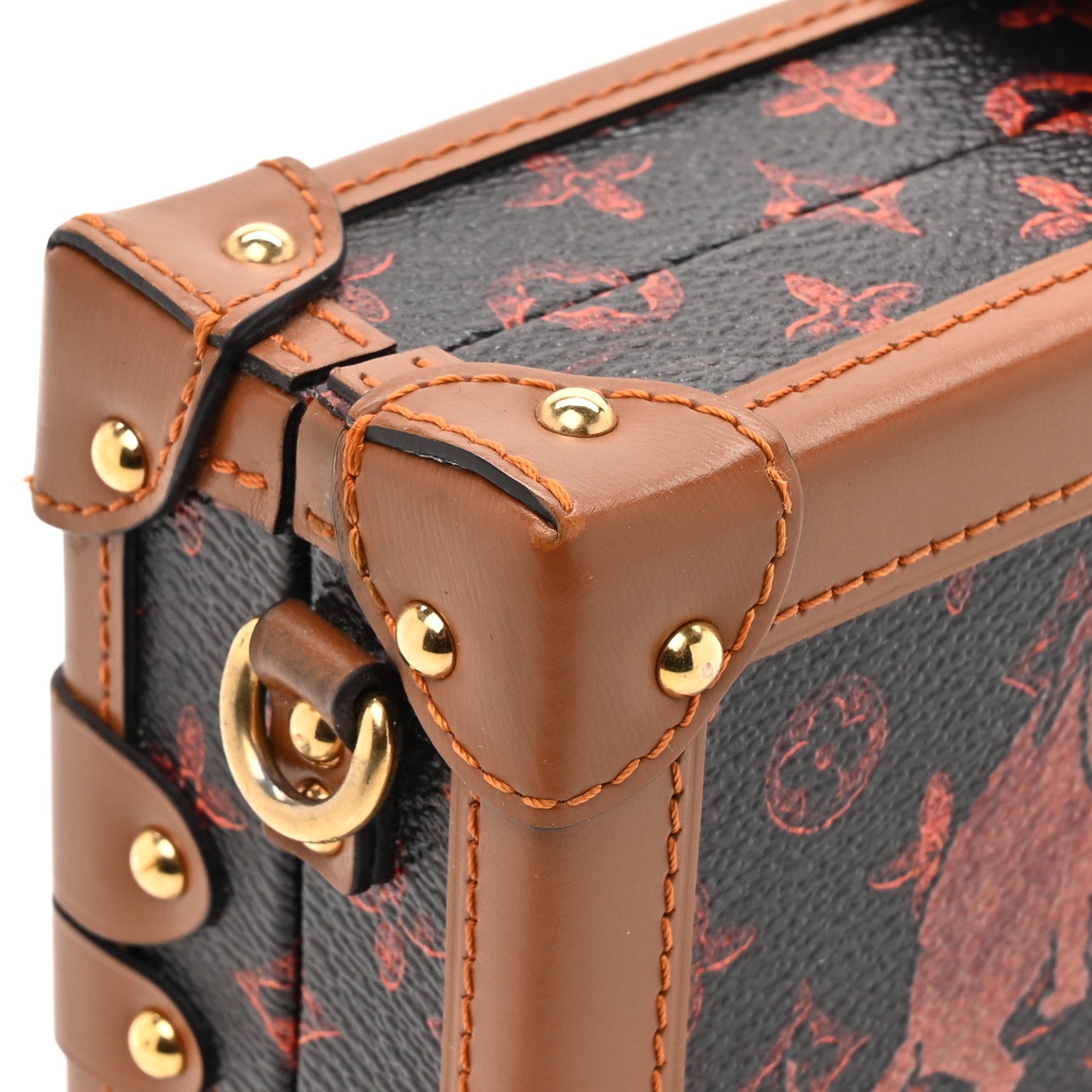 Louis Vuitton Catogram Petite Malle Orange Marron 13 of 16