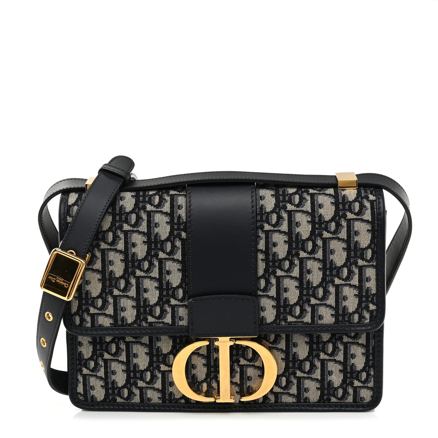 Oblique 30 Montaigne Flap Bag Blue