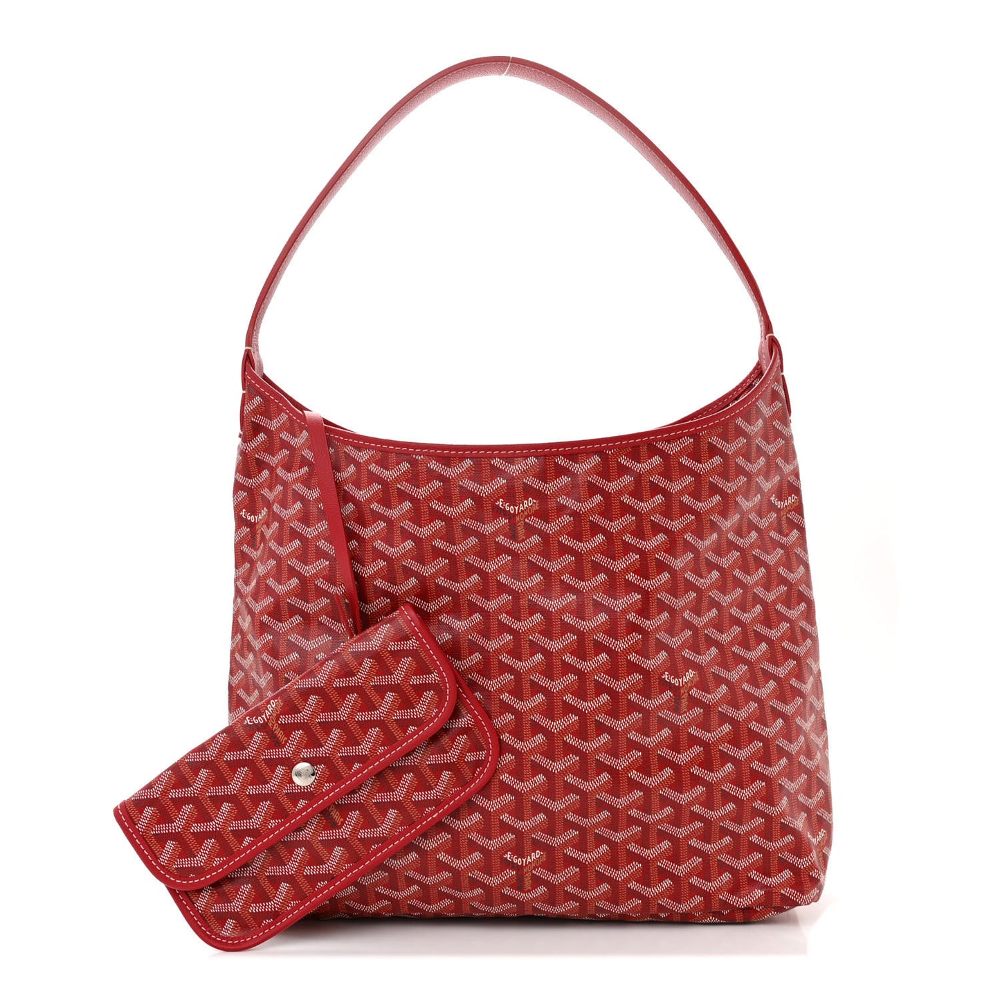 Goyardine Boheme Hobo Red