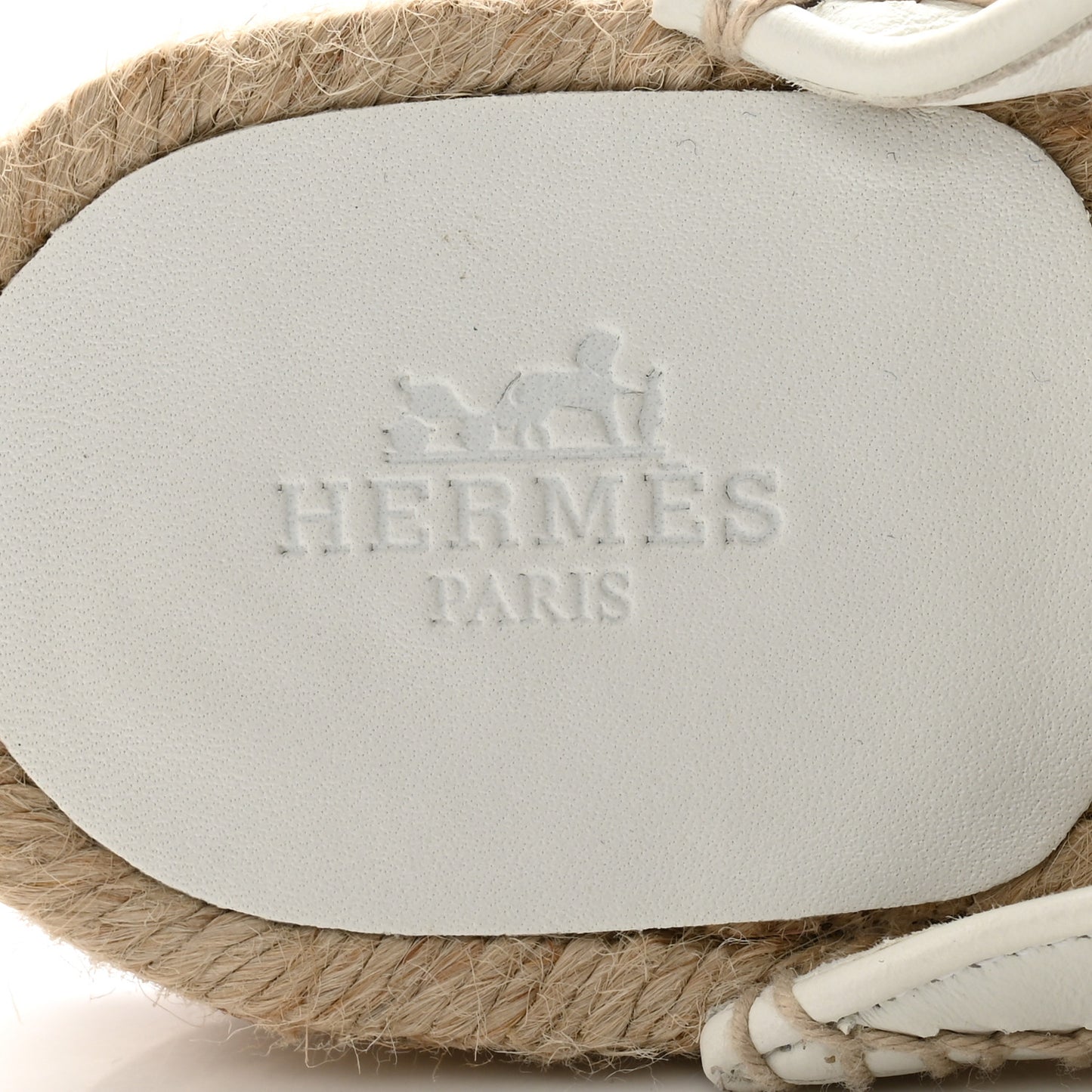 Calfskin Feria Espadrille 35 White