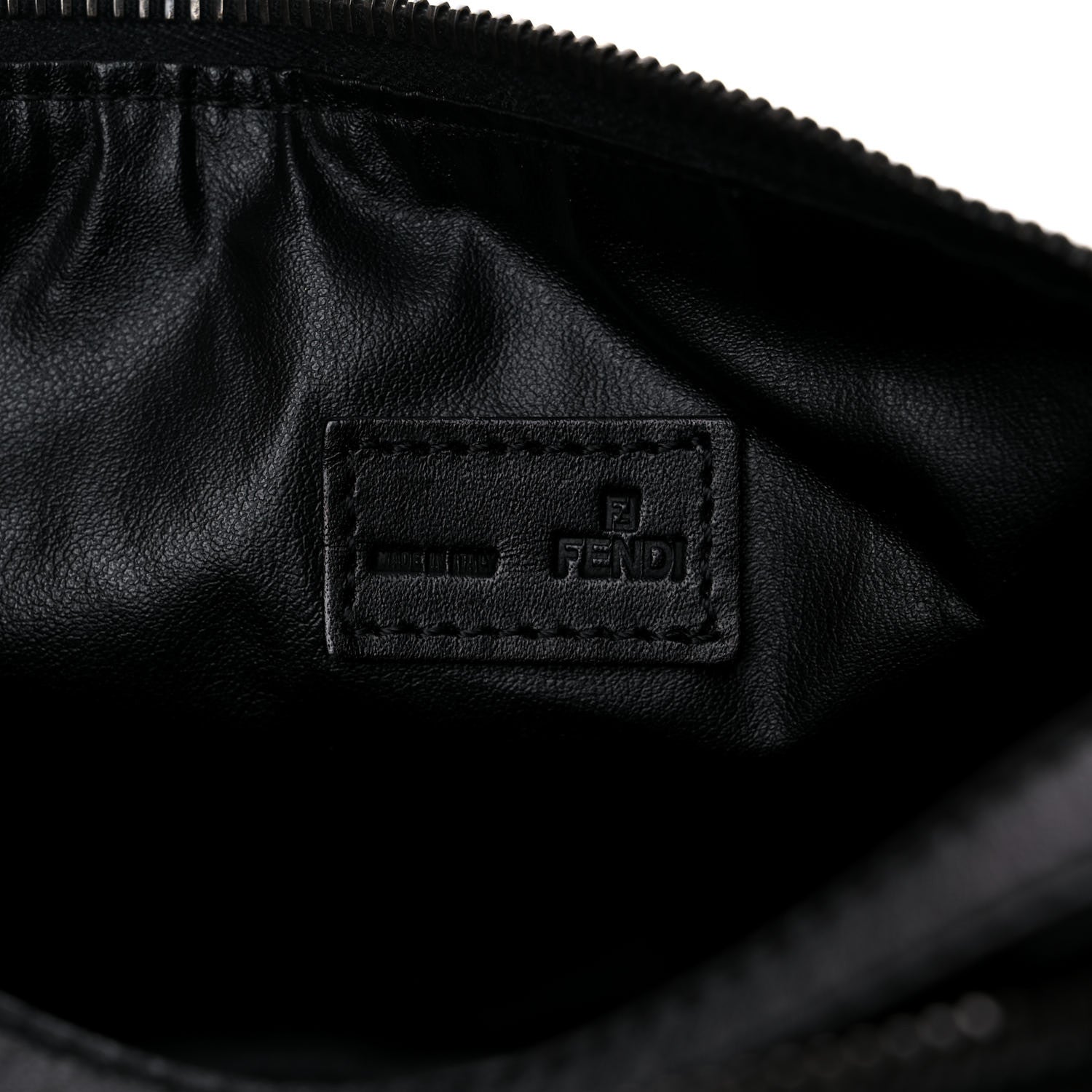 Fendi Zucchino Mini Pochette Black 5 of 15