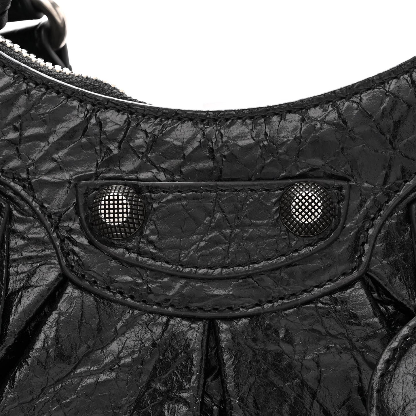 Agneau Arena Le Cagole Fringe Shoulder Bag XS Black