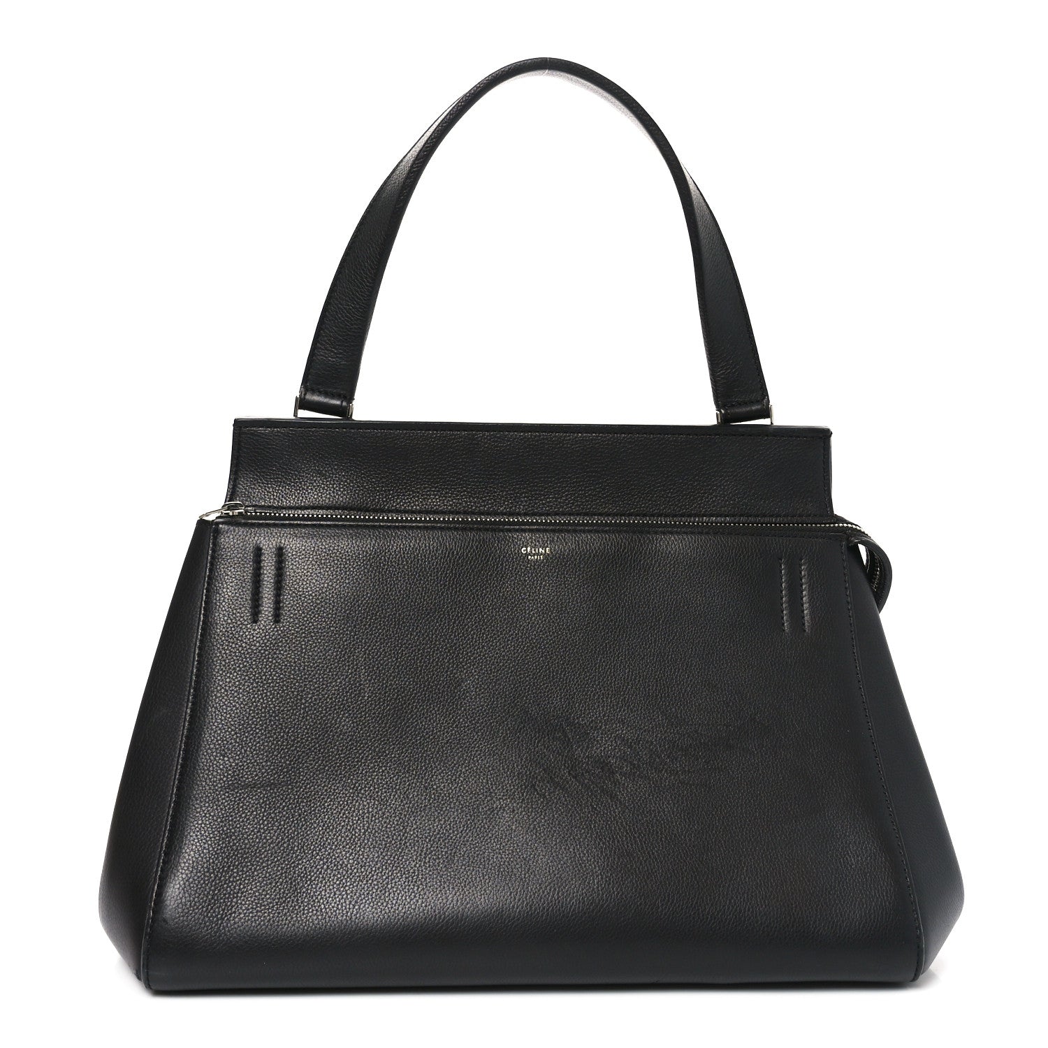 Celine Grained Calfskin Edge Shoulder Bag Black 1806481 – FASHIONPHILE