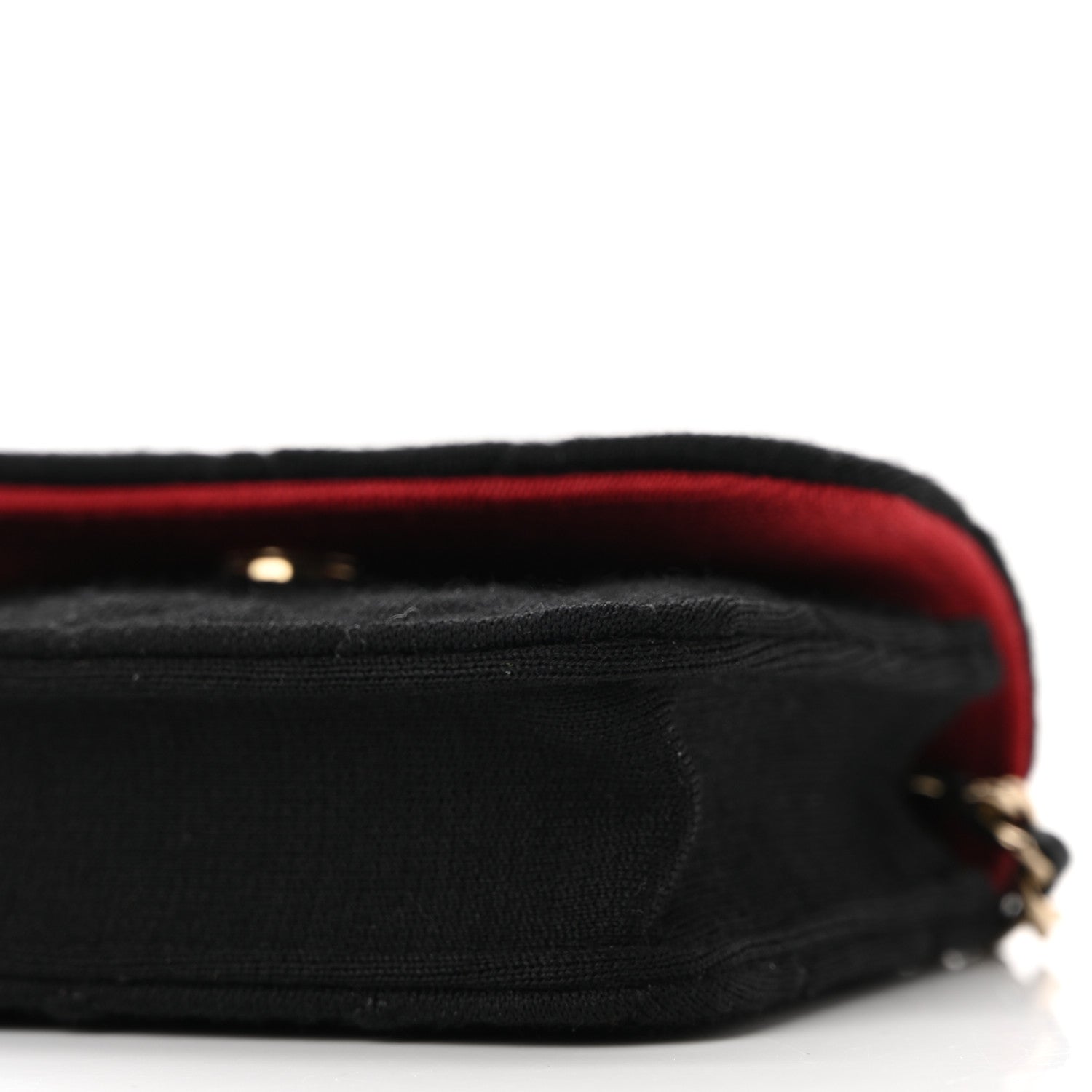 Chanel Jersey Quilted Micro Mini Flap Black 10 of 11