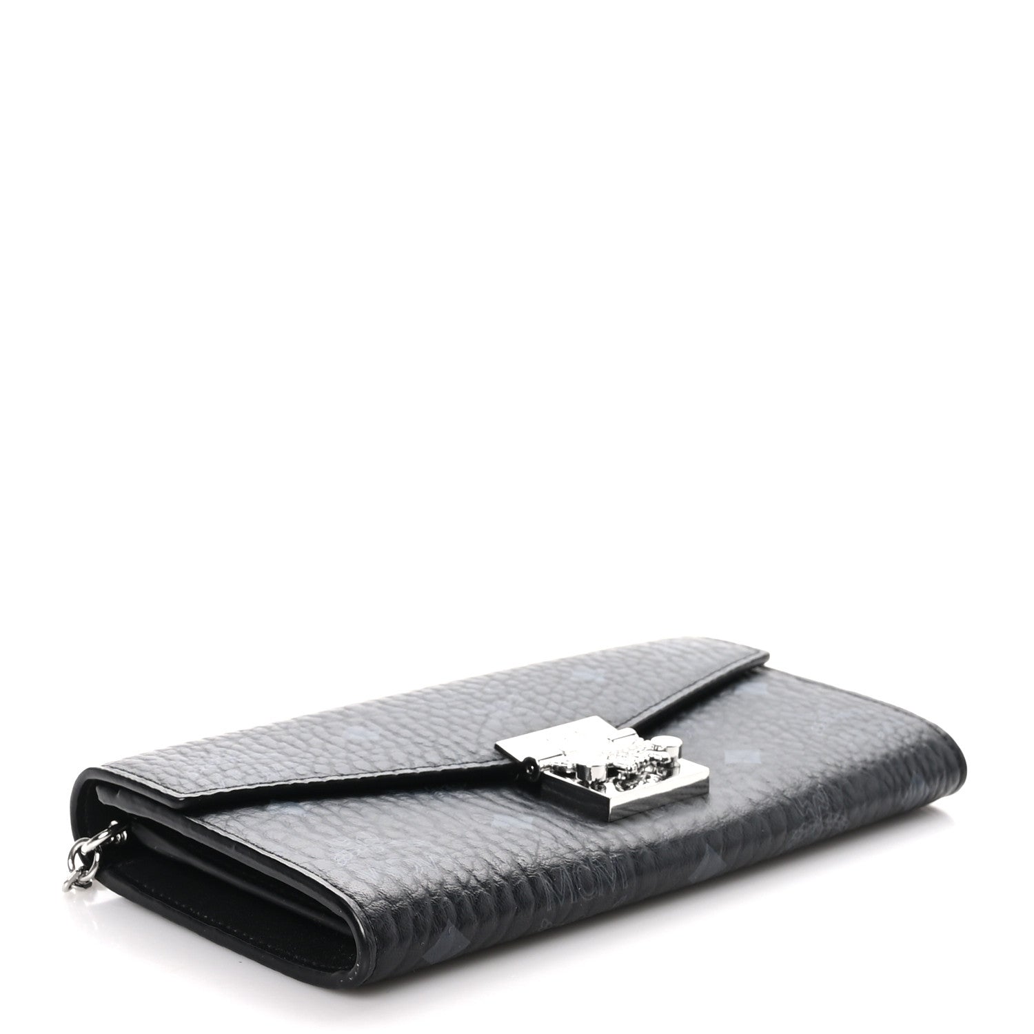 MCM Visetos Large Patricia Wallet On Chain Black 4 of 9