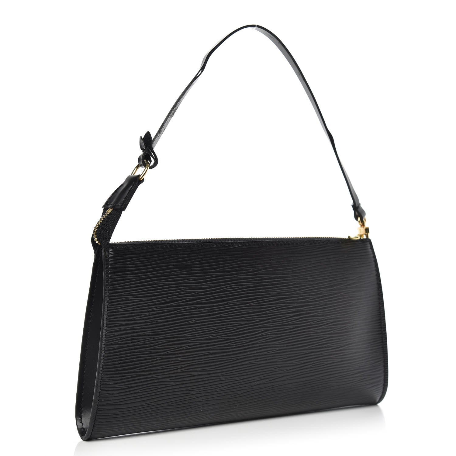 Louis Vuitton Epi Pochette Accessories 24 Black 3 of 11