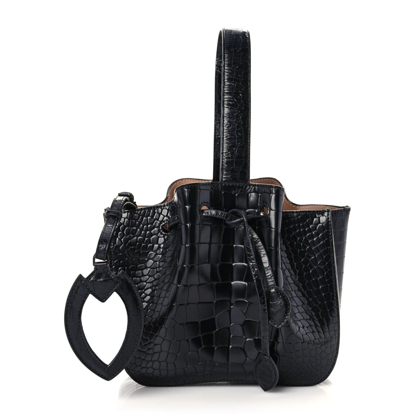 Alligator Rose-Marie 19 Bag Black