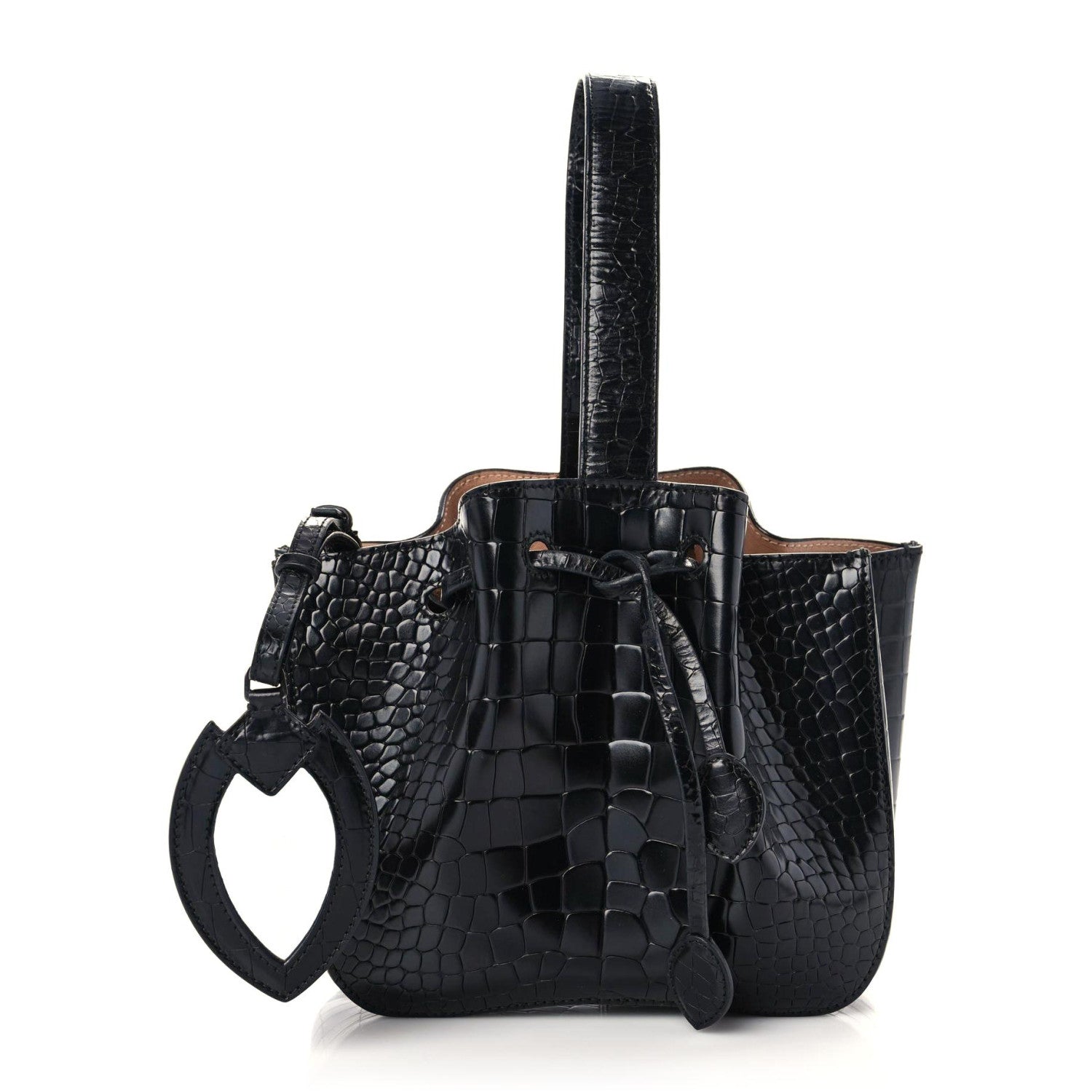 Alaia Alligator Rose-Marie 19 Bag Black 1 of 15