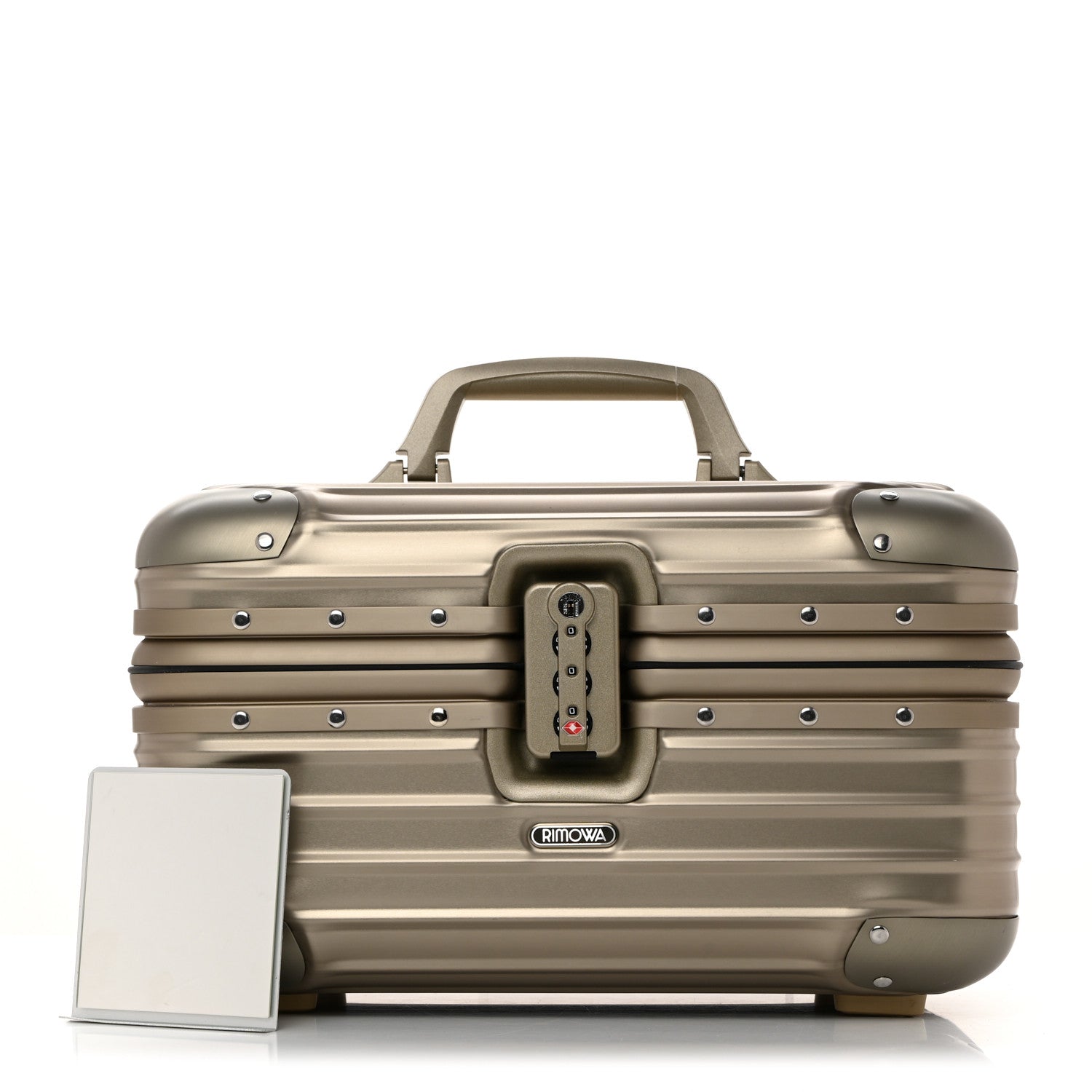 リモワ RIMOWA ビューティーケース TOPAS TITANIUM Rimowa Topas Titanium 67L Suitcase Silver Japan Rare Wheels